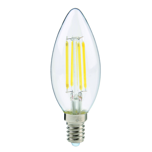 Bombilla de filamento LED tipo vela C35